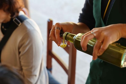 Olive oil tasting and olive grove walking tour