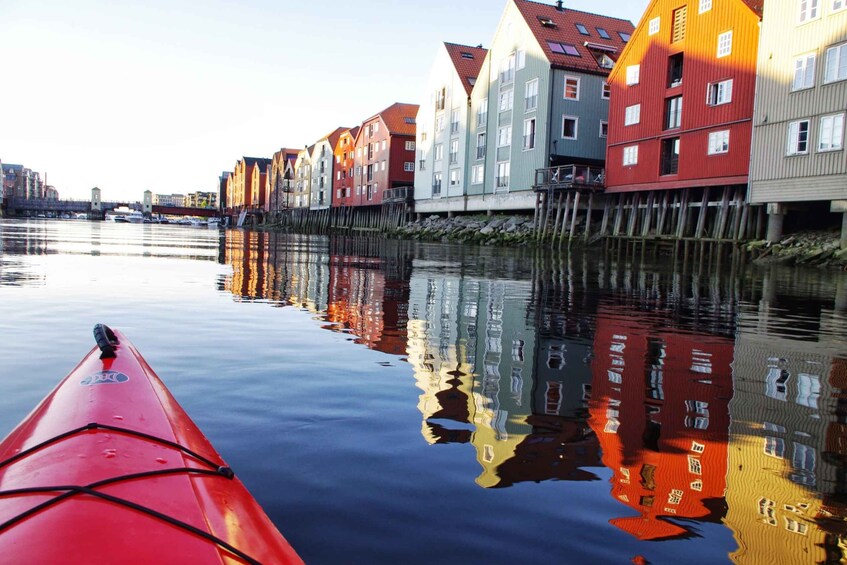 Private kayak trip down the Nidelva in Trondheim