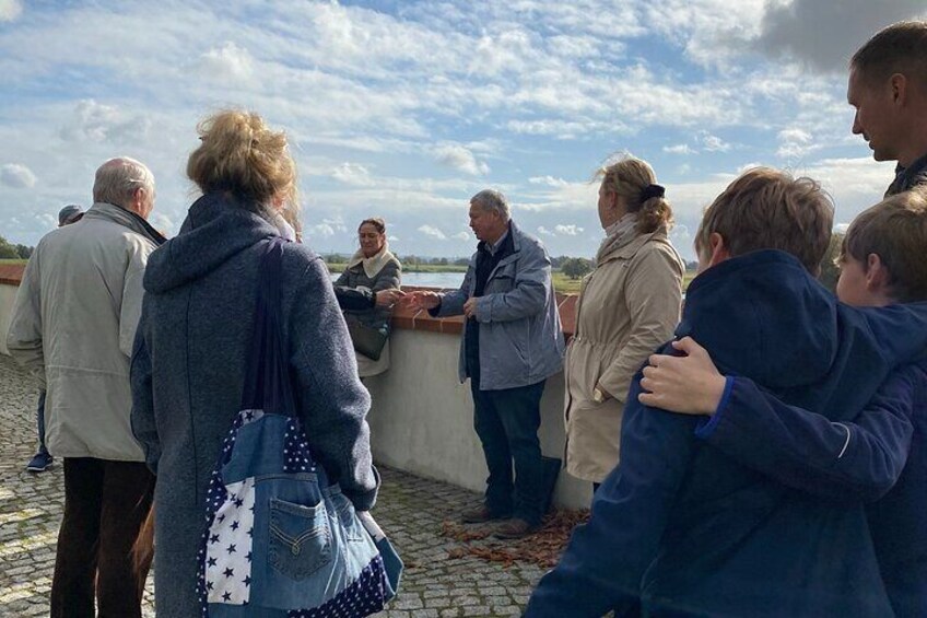 At the end of my tour of the Brandenburg Bastion.