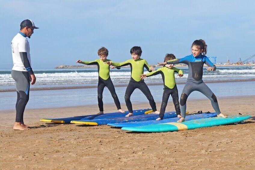 Children's surf lessons