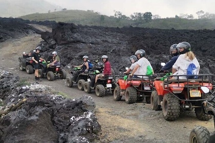 Pacaya Volcano shore excursion in quad bike from Quetzal Port.