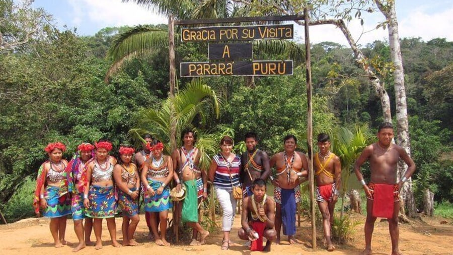 Wildlife boat tour at Gatun Lake and Embera Indian Village