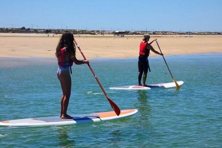 Olhão: Stand-Up Paddle & Kayak Rental with Backpack and Extras