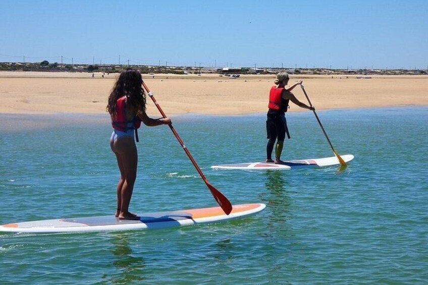 Olhão: Stand-Up Paddle & Kayak Rental with Backpack and Extras
