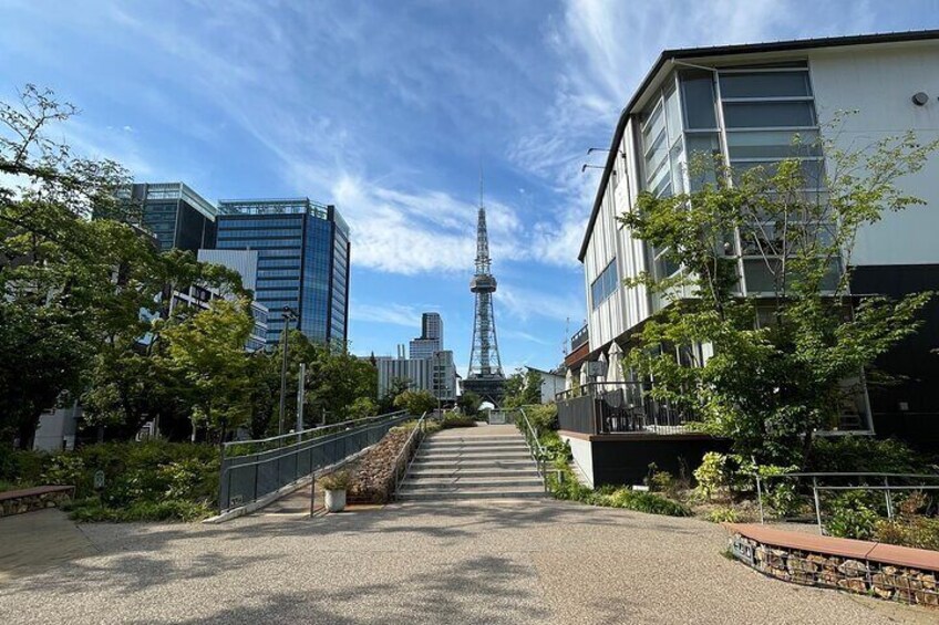 Hisaya park. Let's go jogging this scenic road. 