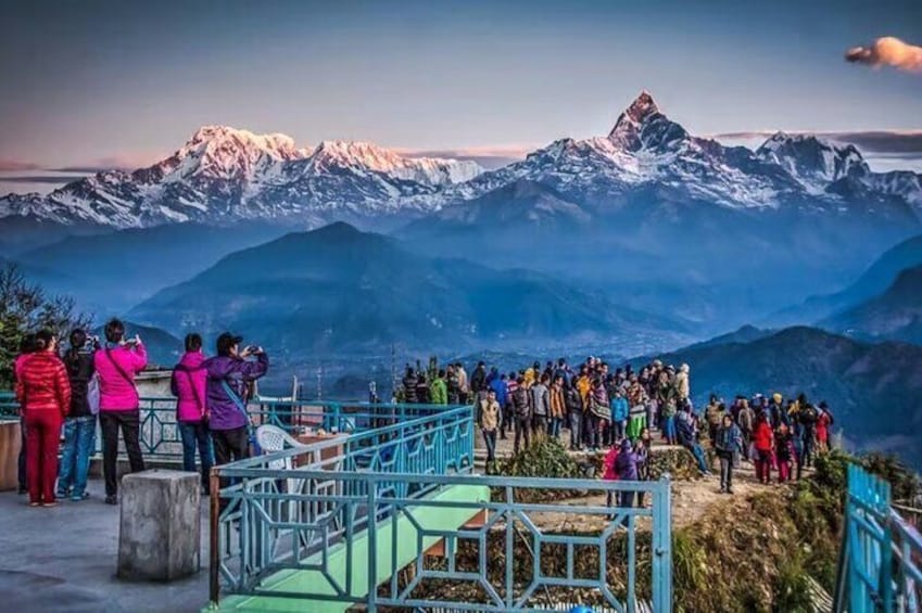 Pokhara: Sunrise,Sunset, Boating, Hiking, Sightseeing Tour By Car