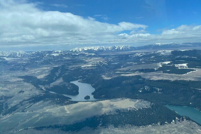 45 Minute Aerial Tour Continental Divide Highlights