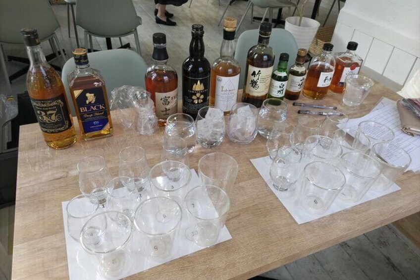 10 Japanese Whisky tasting include Yamazaki & Taketsuru with meal