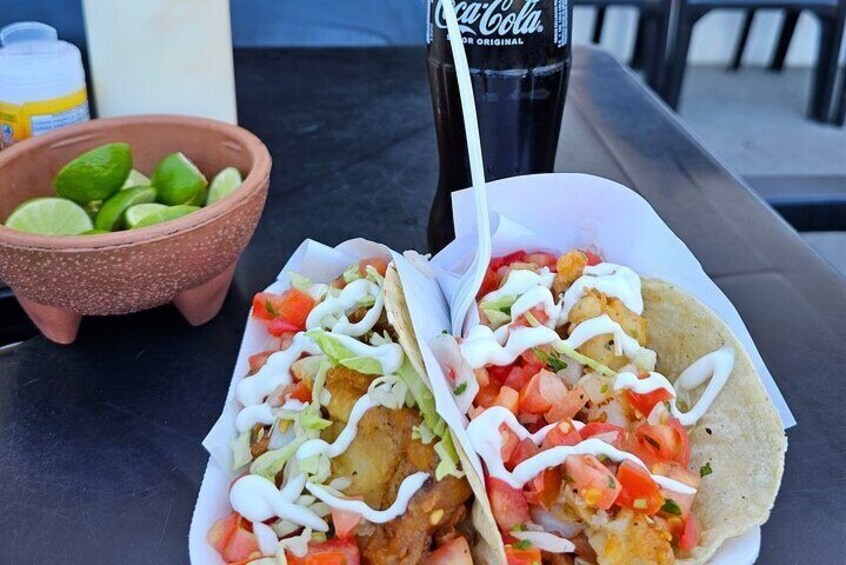 Fish Tacos at Tito’s Tacos, Playas de Tijuana 