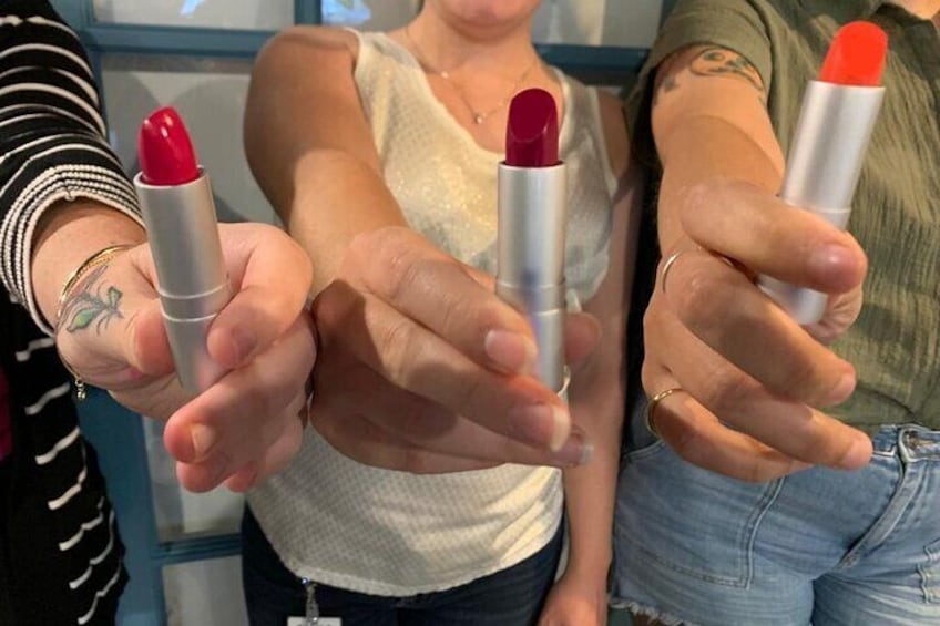 Lip Print Beauty Bar Charlotte: Create Your Own Lipstick or Gloss