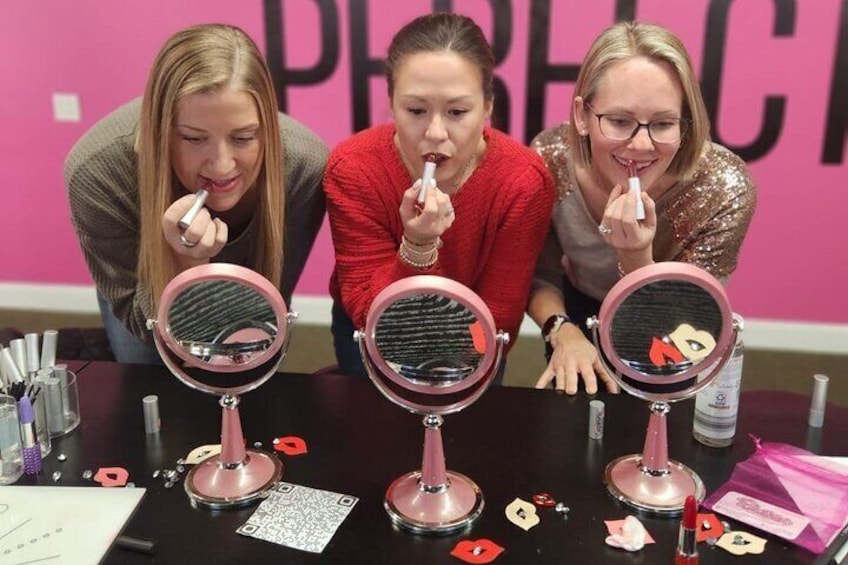 Lip Print Beauty Bar Charlotte: Create Your Own Lipstick or Gloss