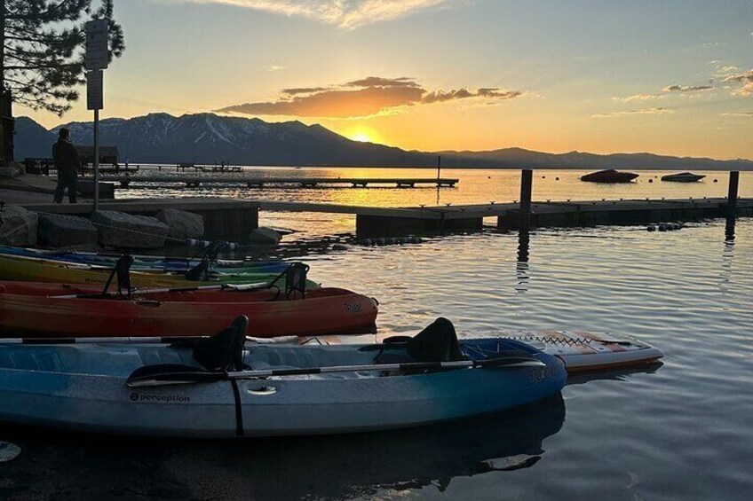 Sunset Kayak Experience in South Lake Tahoe