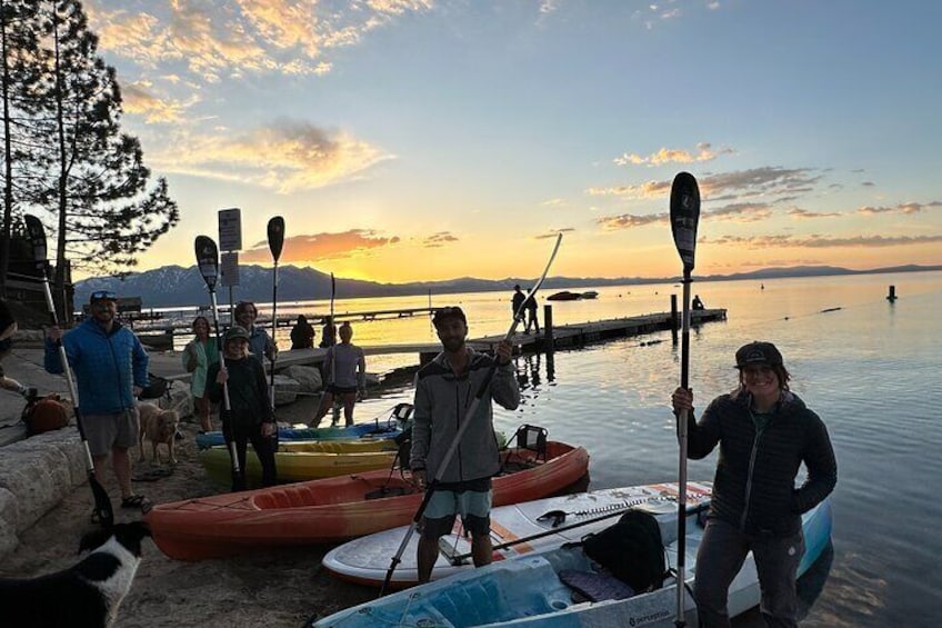 Sunset Kayak Experience in South Lake Tahoe