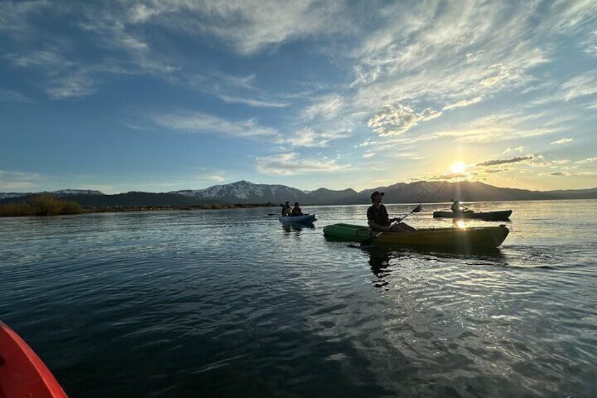 Sunset Kayak Experience in South Lake Tahoe