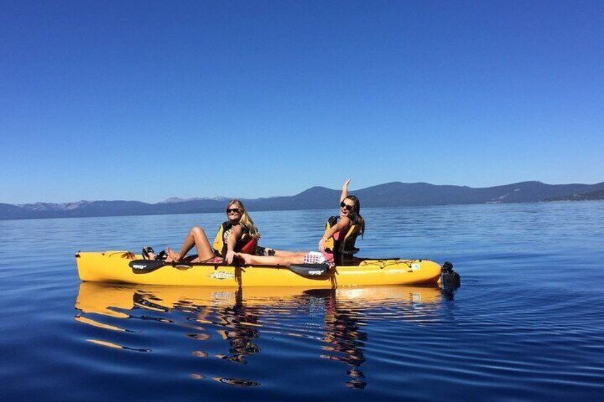 3 Hour Tandem Kayak Rental in South Lake Tahoe for Two People