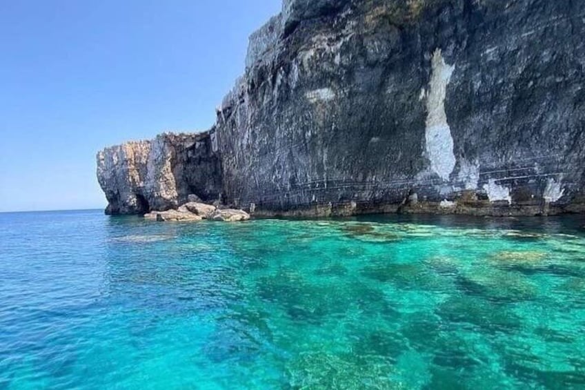 Full Day Private charter to Crystal & Blue Lagoon, Caves & Gozo