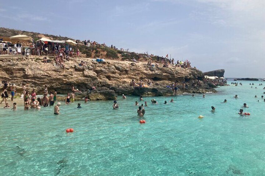 Full Day Private charter to Crystal & Blue Lagoon, Caves & Gozo