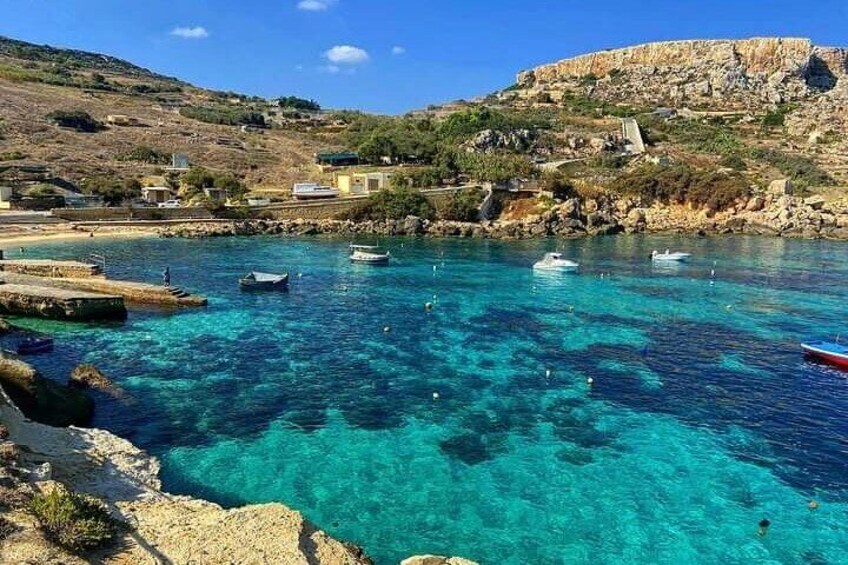 Full Day Private charter to Crystal & Blue Lagoon, Caves & Gozo