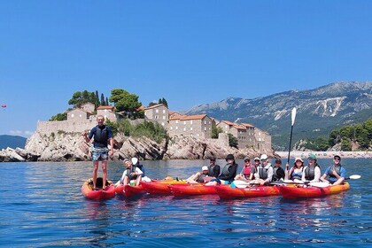 3.5-Hour Kayak Tour from Beсiсi to Sveti Stefan Island