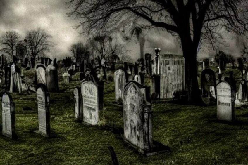 You'll start at Christ Church Cemetery. Will you feel the strange aura, or hear ghostly voices?