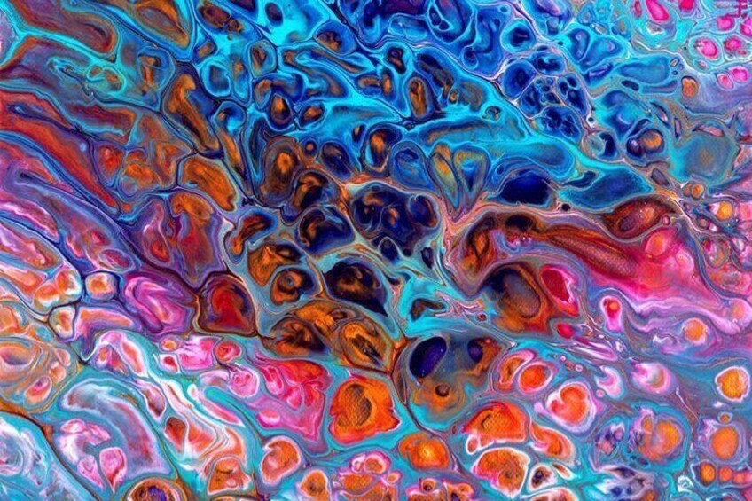 Adventures in Abstract Paint Pouring 