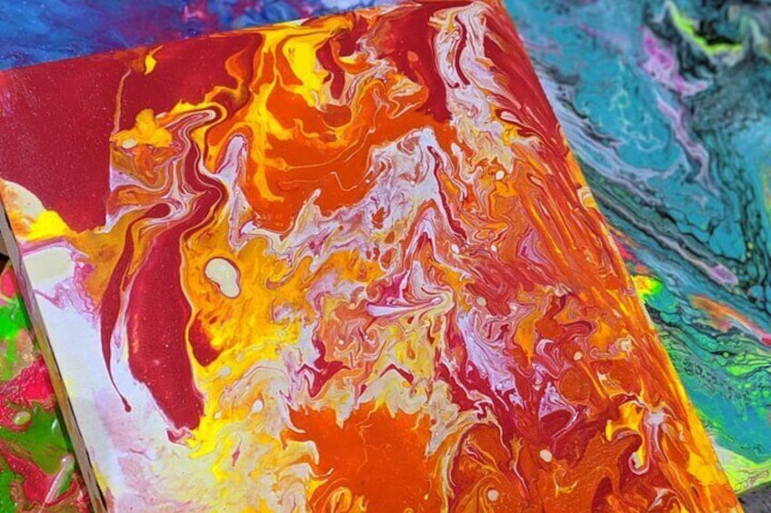 Adventures in Abstract Paint Pouring 