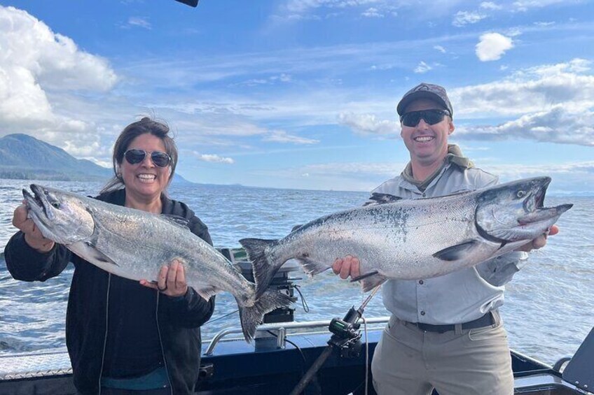 Doubled Up Salmon Fishing Tours In Ketchikan 