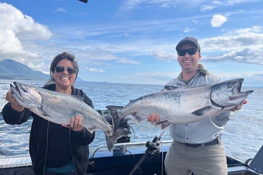 Doubled Up Salmon Fishing Tours In Ketchikan