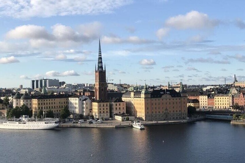 Stockholm Riddarholmen photographed from Södermalm.