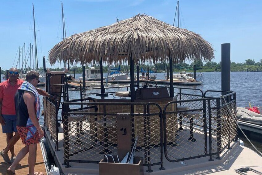 Private Tiki Boat Tour on Cape Fear River