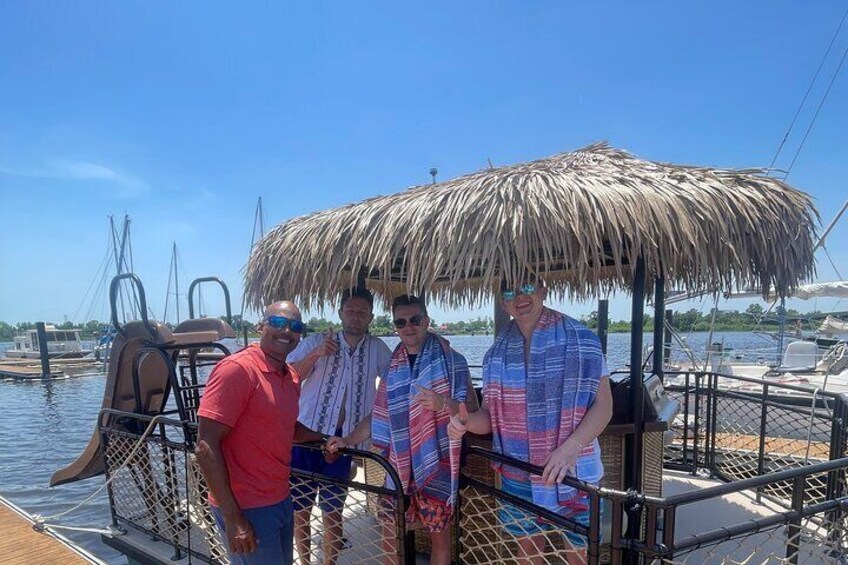 Private Tiki Boat Tour on Cape Fear River