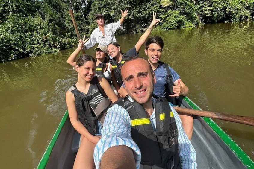 3-hour experience through the Tortuguero canals