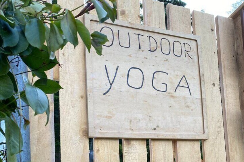 Outdoor Yoga Garden