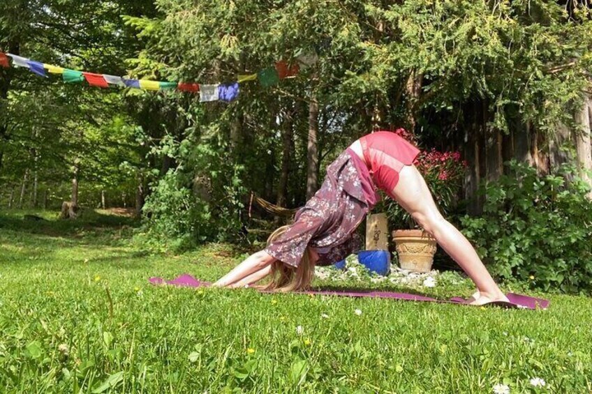 Outdoor Yoga in Ehrwald