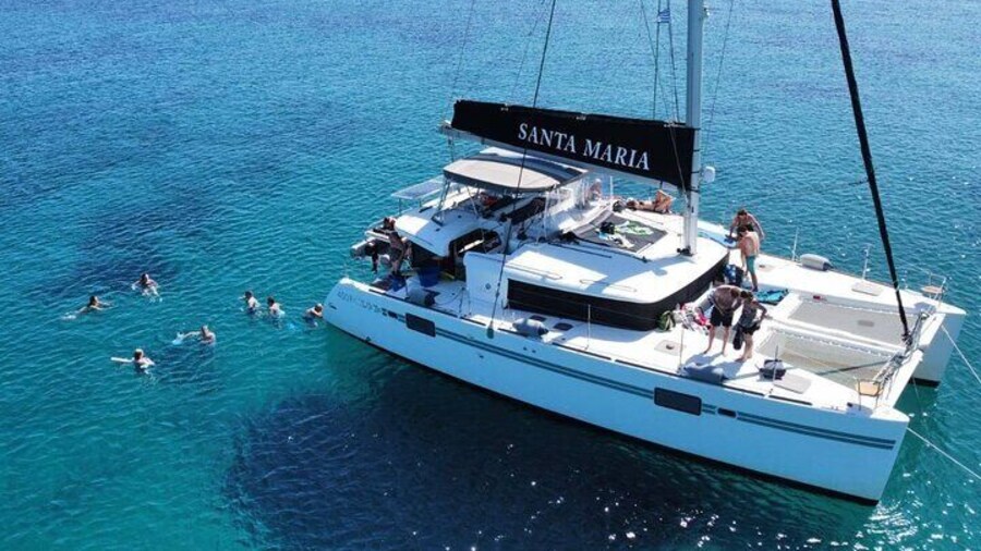 Naxos Catamaran Sailing Cruise with Lunch and Drinks