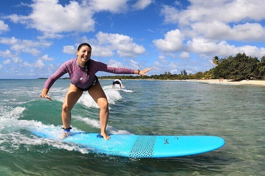 Private Duo Surfing Lesson Guadeloupe