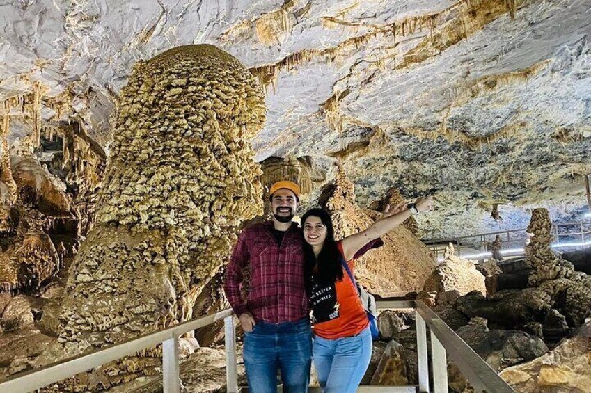 Tour to Bustamante Caves with Transfer Guide and Tickets