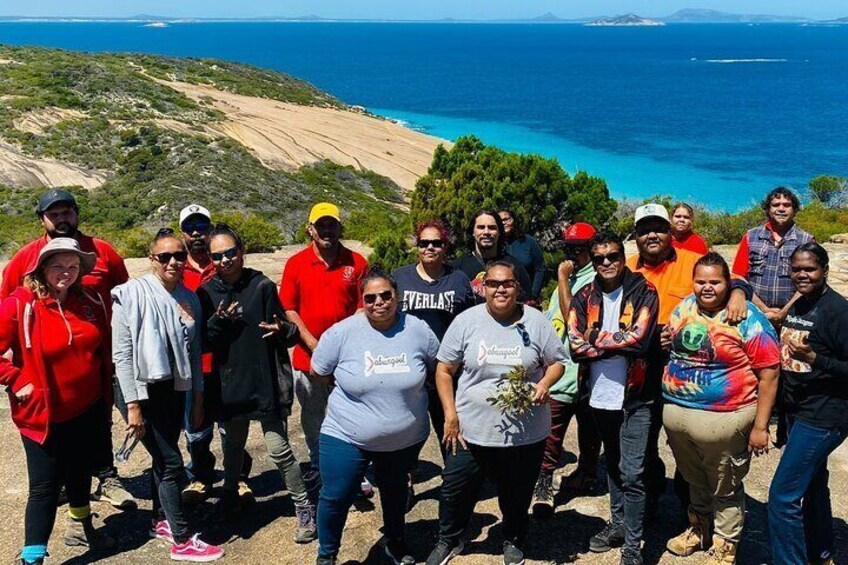 Wanika and Julie with the Ngadju Rangers who came and participated in a tour.