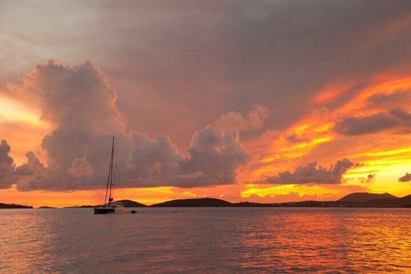 Golden Hours in the US Virgin Islands.