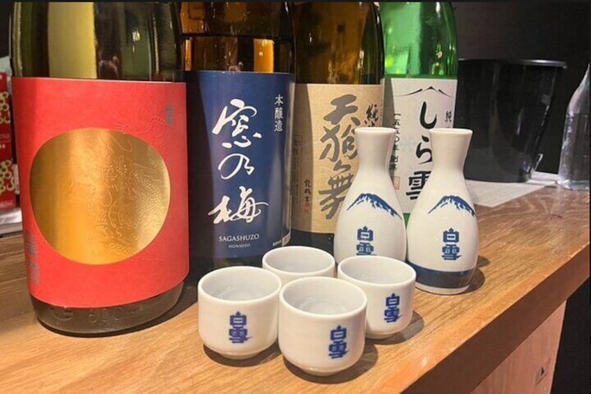 Sake Tasting and Japanese Calligraphy Experience