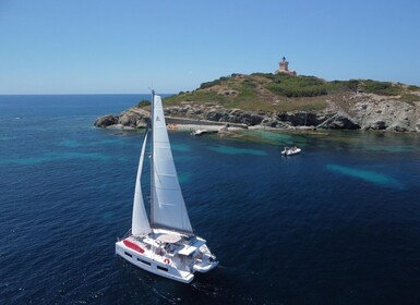 Departure from BRUSC: Half-day catamaran cruise