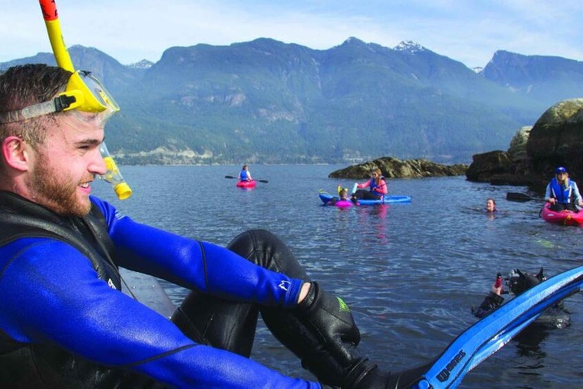 Picture 3 for Activity Vancouver: Snorkel, Kayak, and Seal Adventure Boat Tour