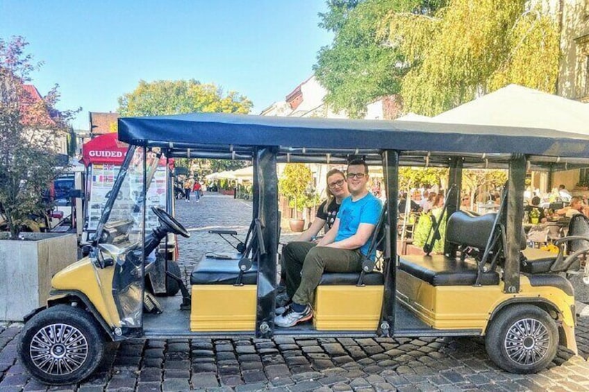 Jewish Quarter Tour by Golf Cart and Schindler's Museum in Krakow