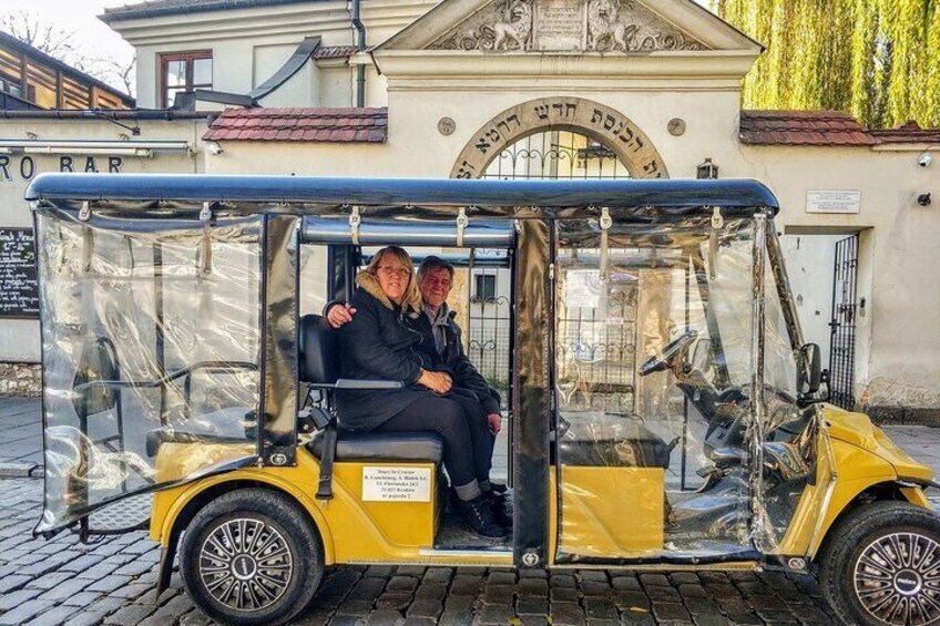 Jewish Quarter Tour by Golf Cart and Schindler's Museum in Krakow