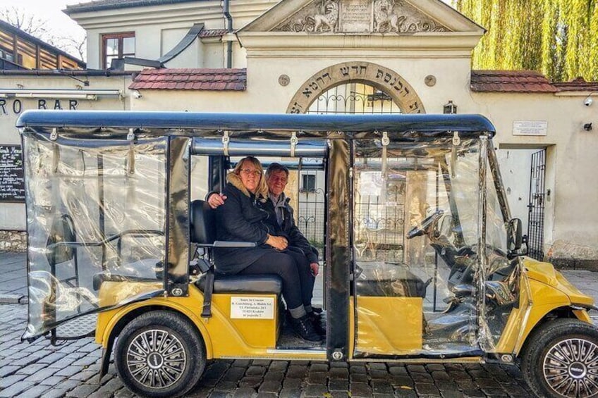 Jewish Quarter Tour by Golf Cart and Schindler's Museum in Krakow