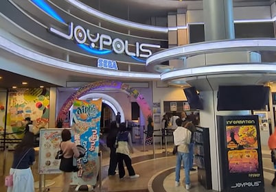 Tokyo Joypolis och Odaiba Däck Tokyo med 1-vägs SIC dörr till dörr-överföri...