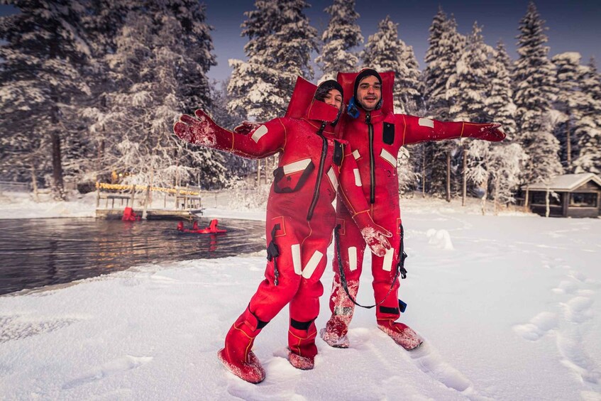 Picture 6 for Activity Daytime Ice Floating Rovaniemi, small groups