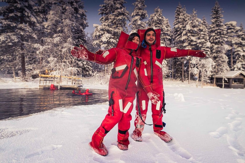Picture 6 for Activity Daytime Ice Floating Rovaniemi, small groups