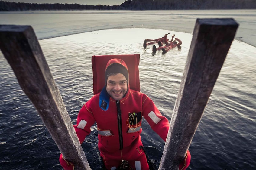 Picture 9 for Activity Daytime Ice Floating Rovaniemi, small groups