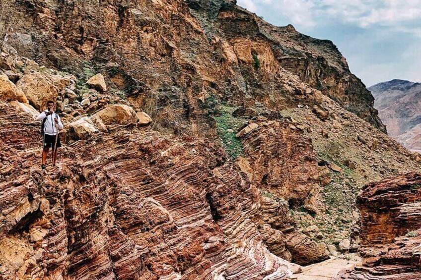 Trekking in the Hajar Mountains of Fujairah